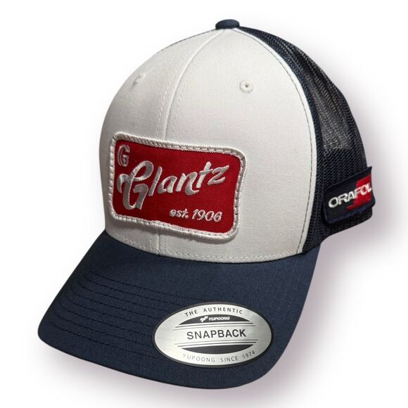 Glantz 1906 Trucker‎ Snapback Hat Mesh Back BNWT OSFM - Picture 1 of 6
